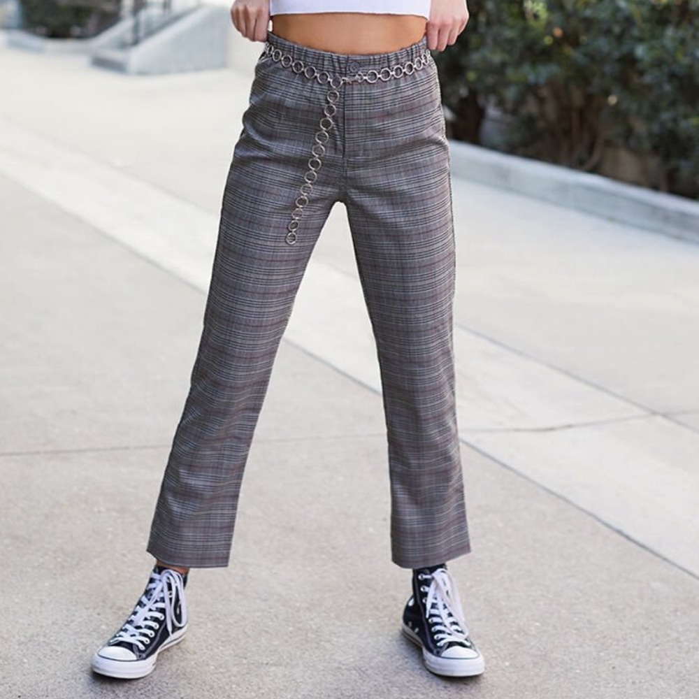 Brandy Melville / John Galt Plaid Pants - Picture 2 of 6